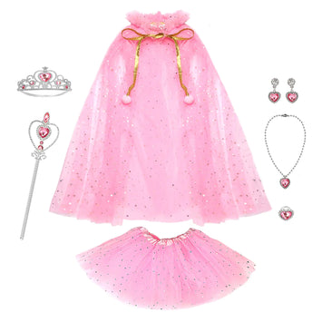 Pink Princess Dress-Up Play Set (Ages 4-6)