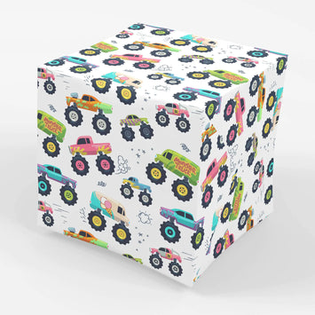 Monster Truck Party Wrapping Paper