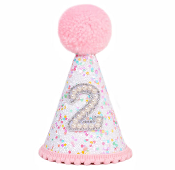 Pink 2nd Birthday Hat