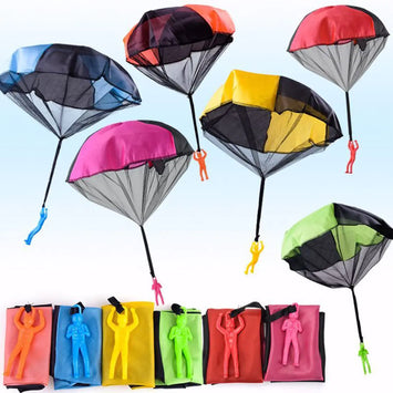6 Pack Parachute Throwing Toy