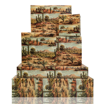 Cactus Cowboy Style Wrapping Paper