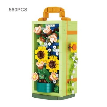 3D Flower Building Blocks