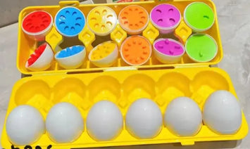 Color & Shape Matching Eggs