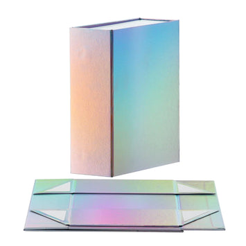 Collapsible Iridescent Gift Box with Magnetic Lid