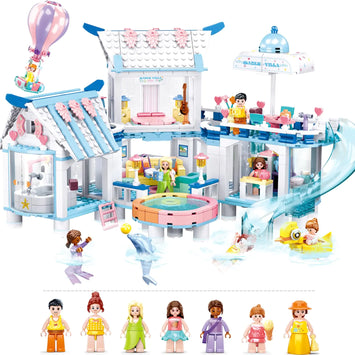 Water Villa Building Set 938 PCS