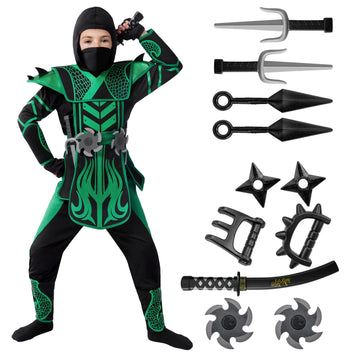 Ninja Costume (Large, Ages 10-12 yrs)