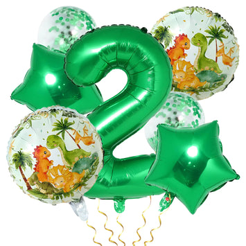 Dinosaur 2nd Birthday Balloon Set