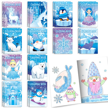 24 Pcs Frozen Mini Coloring Books