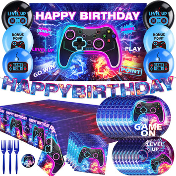 116pcs Video Game Birthday Decorations