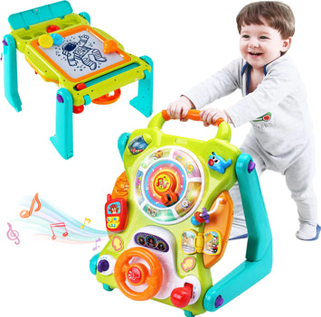 3-in-1 Baby Walker/Activity Table