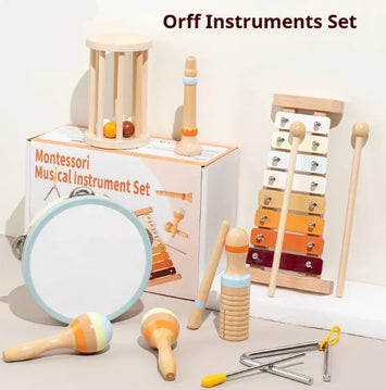 Wooden Musical Instrument Set