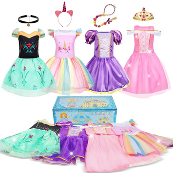4 Pack Princess Dress Up Set (3T-4T)