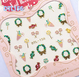 3D Christmas Nail Art Stickers