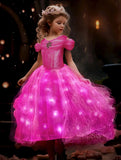 Light Up Pink Princess Dress