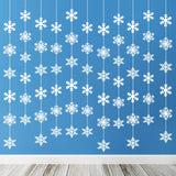 12 Pcs Hanging Snowflakes