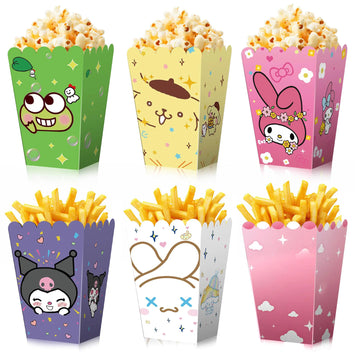 24 Pcs Hello Kitty Popcorn Boxes/Bucket