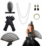 6Pcs Roaring 1920s Flapper Dress