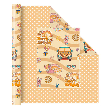 Hippie Gift Wrapping Paper