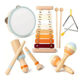 Wooden Musical Instrument Set