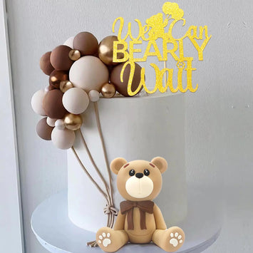 29 PCS Bear Cake Topper for Baby Shower