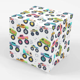 Monster Truck Party Wrapping Paper