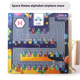 Magnetic Alphabet Maze