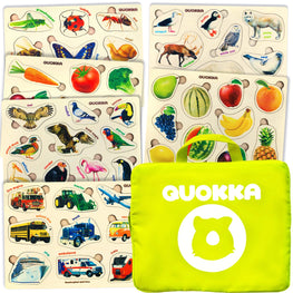 6 Pack Wooden Toddler Puzzle