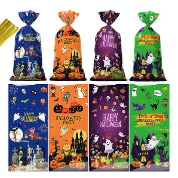 50 PCS Halloween Candy Bags