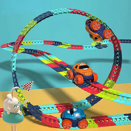 LED Race Car Track Set