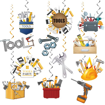 24Pc Tool Themed Party Kit