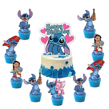 25PCS Lilo & Stitch Cake/Cupcake Toppers