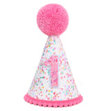 Pink 1st Birthday Hat