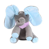 Musical Peekaboo Elephant Plush