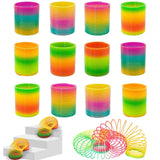 12 PCS Rainbow Magic Slinky