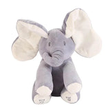 Musical Peekaboo Elephant Plush