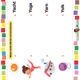 Letter Y Matching - FREE Worksheet