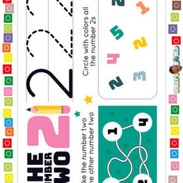 Number 2 Connect, Trace and Identify - FREE Worksheet