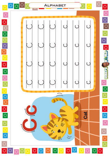 Letter C Tracing - FREE Worksheet