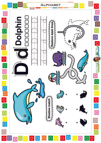 D is for Dolphin - FREE Worksheet