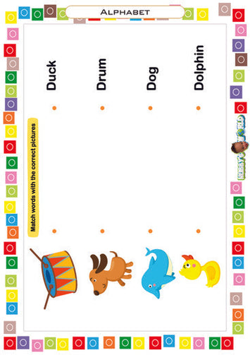 Letter D Matching - FREE Worksheet
