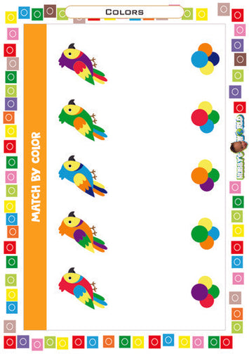 Match by Color - FREE Worksheet