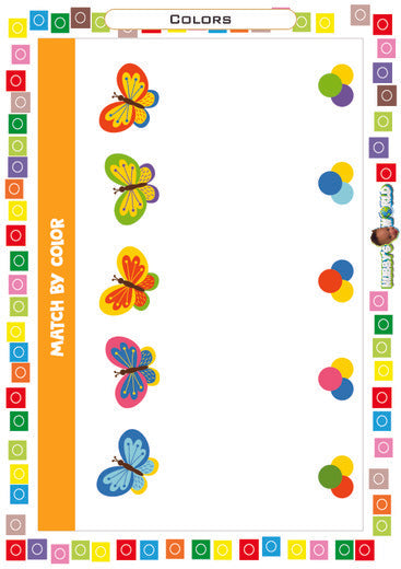 Match by Color - FREE Worksheet