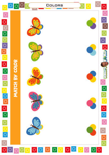 Match by Color - FREE Worksheet