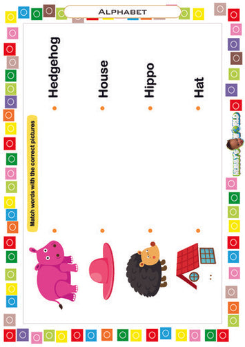 Letter H Matching - FREE Worksheet