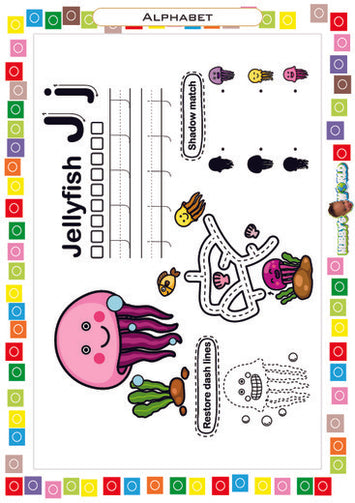 J is for Jellyfish - FREE Worksheet