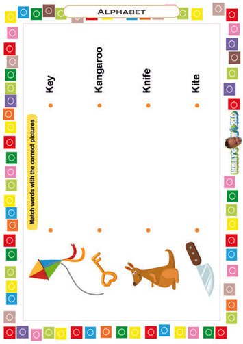 Letter K Matching - FREE Worksheet