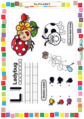 L is for Ladybug - FREE Worksheet