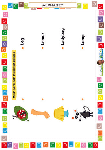 Letter L Matching - FREE Worksheet