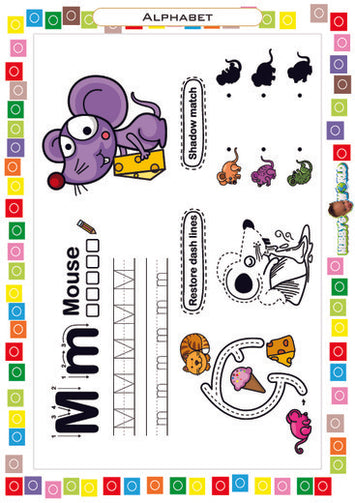 M is for Mouse - FREE Worksheet