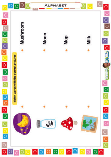 Letter M Matching - FREE Worksheet